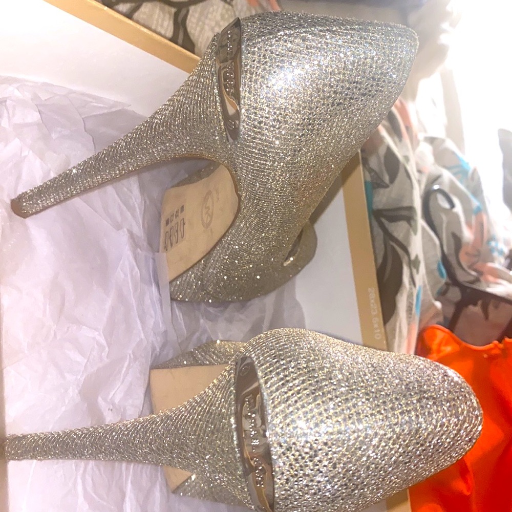 Michael Kors Silver Heels